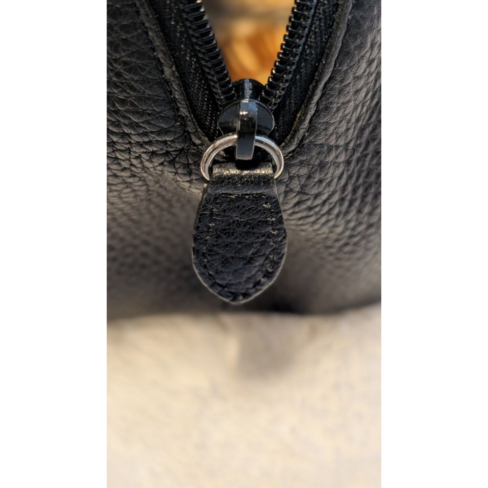 Women's Brighton Black Croc Embossed Satchel One Size - Picture 4 of 14